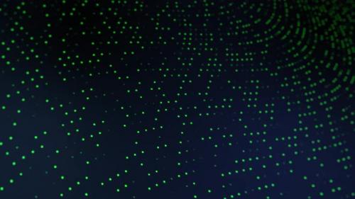 Videohive - Green dots pattern digital background. Technology design. Graphic background - 38492553 - 38492553