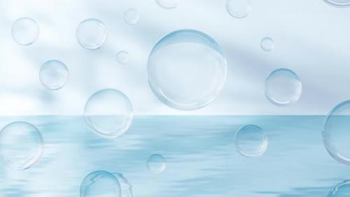 Videohive - Bubbles on the water surface - 38458258 - 38458258