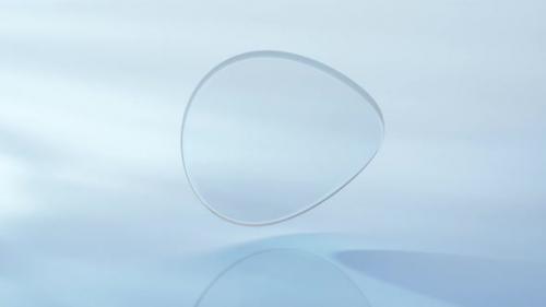 Videohive - Curve glass with light illuminated - 38458263 - 38458263