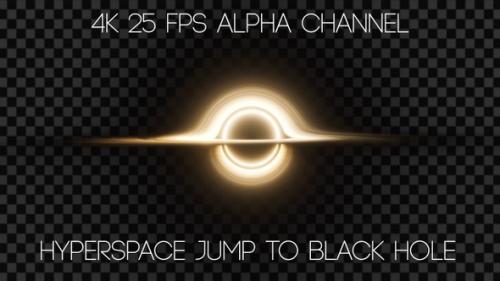 Videohive - Hyperspace Jump To Black Hole V2 - 38458887 - 38458887