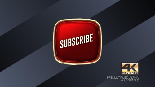 Videohive - Subscribe Rotating Sign 4K - 38458954 - 38458954