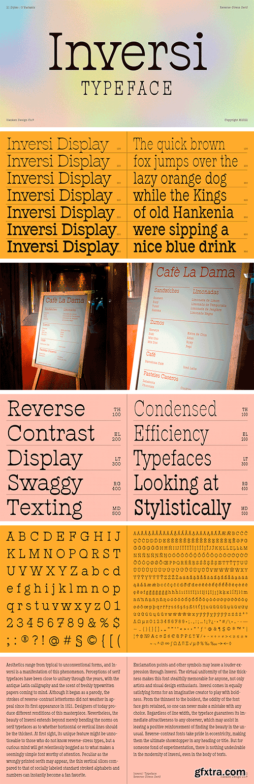 Inversi Font Family Inversi Font Family