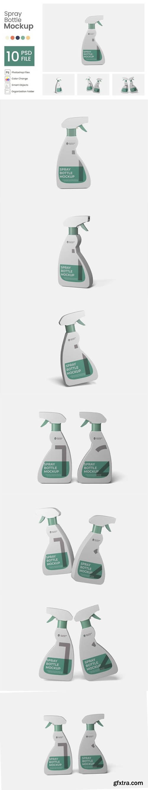 Spray Bottle Mockup