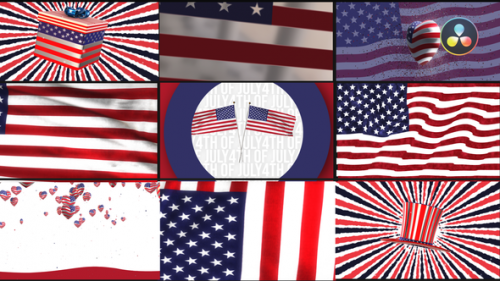 Videohive - 4th of July Transitions Pack - 38510542 - 38510542