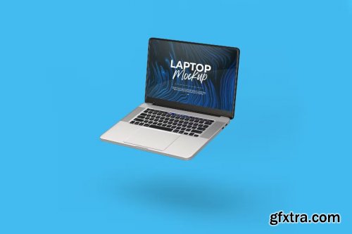 Laptop Screen Display Mockup 5 Views