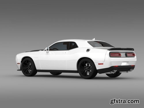 Cgtrader - Dodge Challenger SRT Hellcat Supercharged LC 2015
