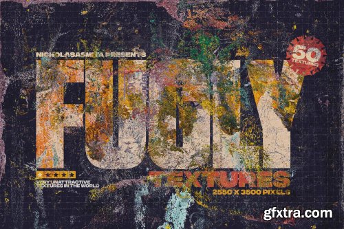 CreativeMarket - Fugly: 50 Transparent PNG Textures 5875557