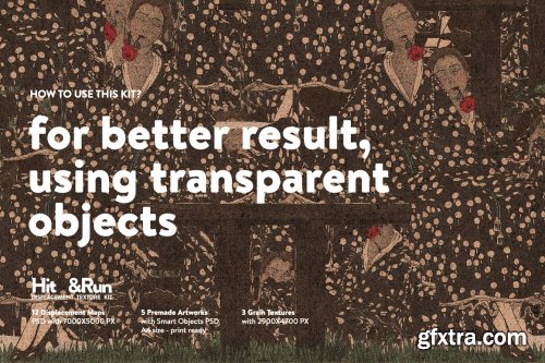 CreativeMarket - Hit&Run Displacement Map Texture Kit 5478460