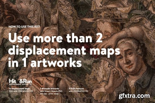 CreativeMarket - Hit&Run Displacement Map Texture Kit 5478460