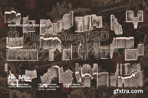 CreativeMarket - Hit&Run Displacement Map Texture Kit 5478460