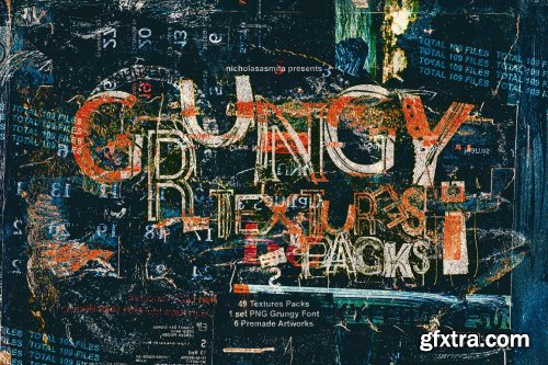 CreativeMarket - Grungy Textures Packs 4638966