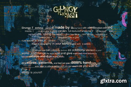 CreativeMarket - Grungy Textures Packs 4638966