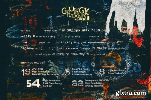 CreativeMarket - Grungy Textures Packs 4638966