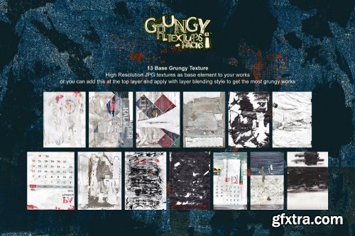 CreativeMarket - Grungy Textures Packs 4638966