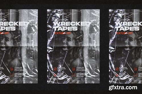 CreativeMarket - Wrecked Tapes Texture Kit 5315532