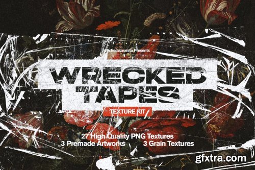 CreativeMarket - Wrecked Tapes Texture Kit 5315532