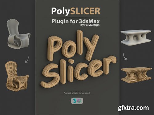 PolyDesign3D PolySlicer 1.01 for 3Ds Max 2016-2023