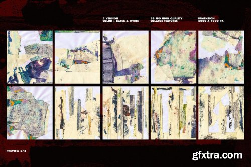 CreativeMarket - Pogade: 58 High Res Collage Textures 5307184