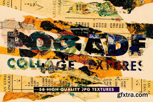 CreativeMarket - Pogade: 58 High Res Collage Textures 5307184