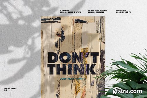 CreativeMarket - Pogade: 58 High Res Collage Textures 5307184