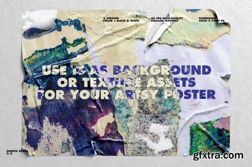 CreativeMarket - Pogade: 58 High Res Collage Textures 5307184