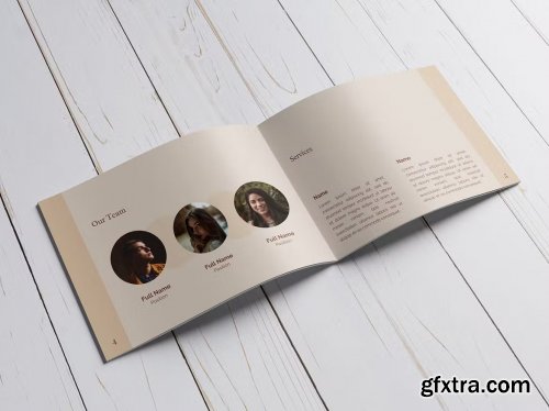  A4 Landscape Magazine Mockup