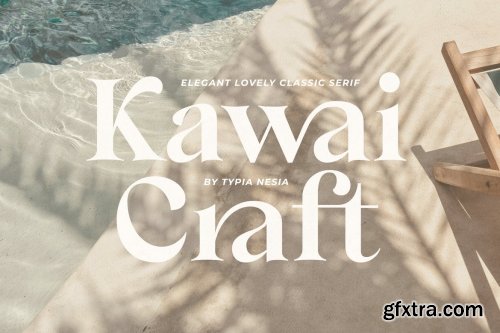 Kawai Craft - Vintage / Retro Serif Bold Font