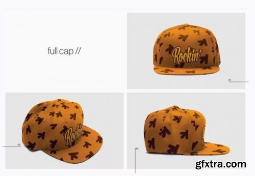  Cap Collection Mockup