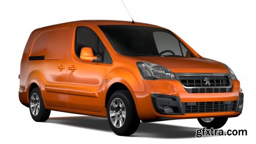 Cgtrader - Peugeot Partner Van L2 2017 3D Model