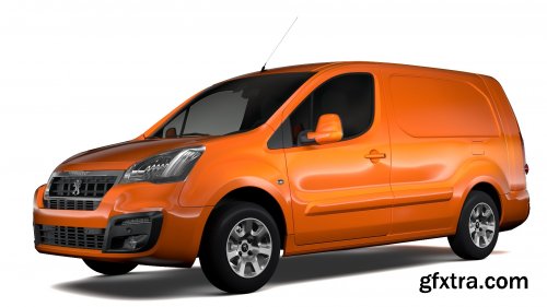 Cgtrader - Peugeot Partner Van L2 2017 3D Model