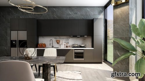 Modern style kitchen interior design