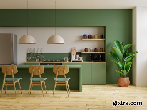 Modern style kitchen interior design