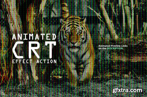 CreativeMarket - Animated CRT Display Effect Action 7298813