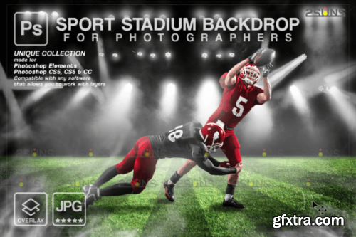 Sport Stadium Backdrop Overlay