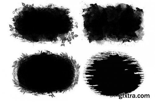 Painted Clipping Masks, Photo Frames