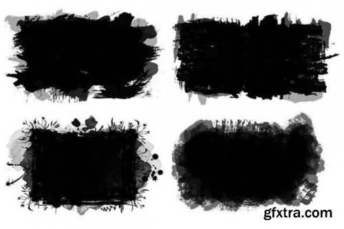 Watercolor Photo Clipping Masks, Frames