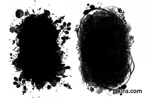 Watercolor Photo Clipping Masks, Frames