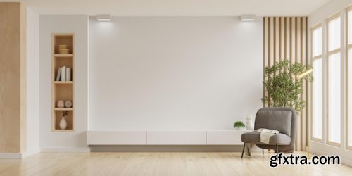 Minimalist interior living room