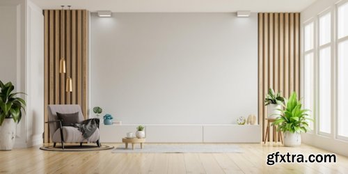 Different modern living room Interiors