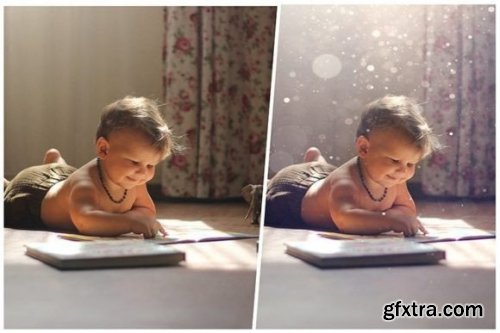  Bokeh Dust Overlays, Photoshop Overlays