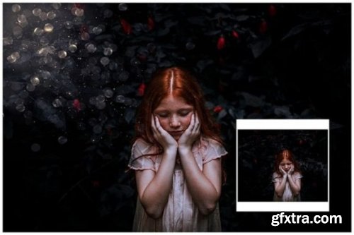  Bokeh Dust Overlays, Photoshop Overlays