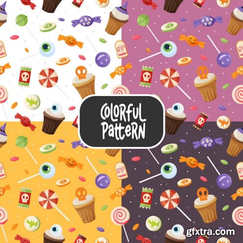 Premium vector colorful patterns cute patterns