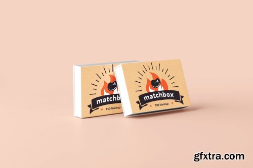 CreativeMarket - Matchbox & Matchbook Mockups 7250682