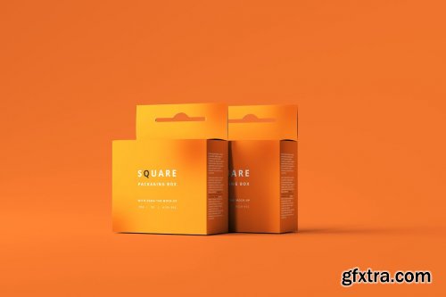 CreativeMarket - Hanging Box Mockup 7243917