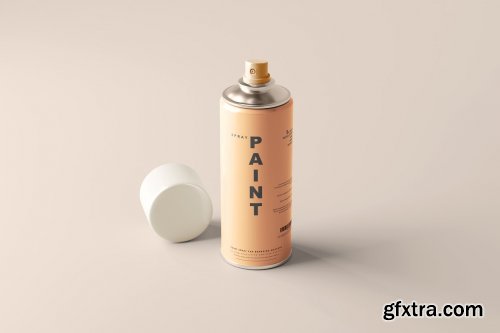 CreativeMarket - Spray Paint Can Mockups 7324412