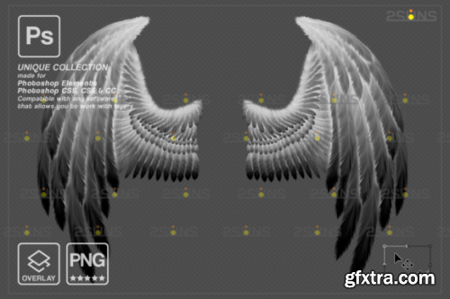 Angel Wings Photoshop Overlays