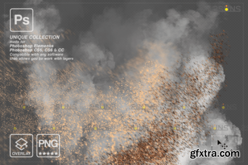  Dirt Explosion Photo Overlays Sports