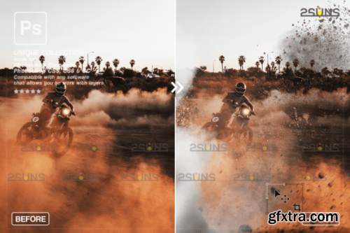  Dirt Explosion Photo Overlays Sports