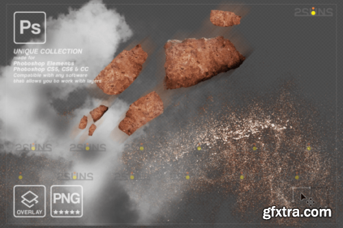  Dirt Explosion Photo Overlays Sports