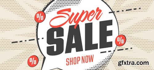 Sale Banner with Spcial Offer,Promotion banner Vector